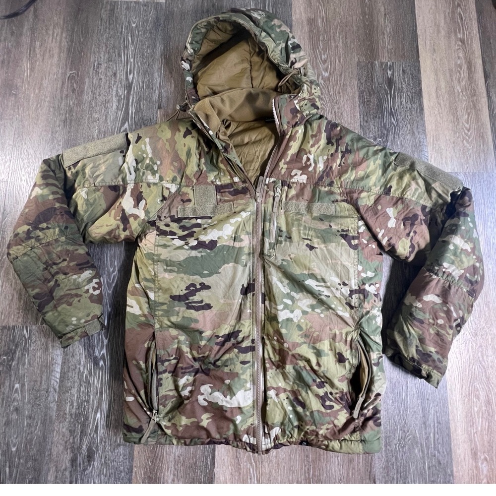 T3 Gear Multicam Insulated Jacket Mens XL Camo Tactical Hooded Parka OCP